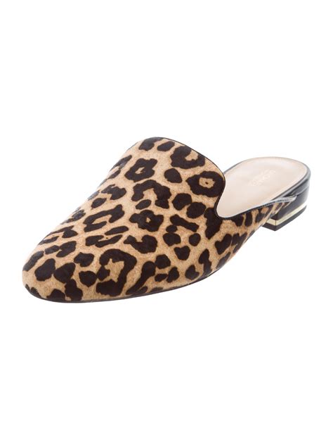 michael kors natasha leopard mules|Michael Michael Kors Natasha Leopard Mules .